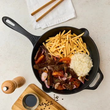 Victoria τηγάνι από χυτοσίδηρο pre-seasoned - Ø30 εκ. - Victoria