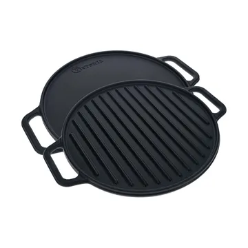 Victoria στρογγυλό stekbord διπλής όψης enameled - Ø32 εκ. - Victoria