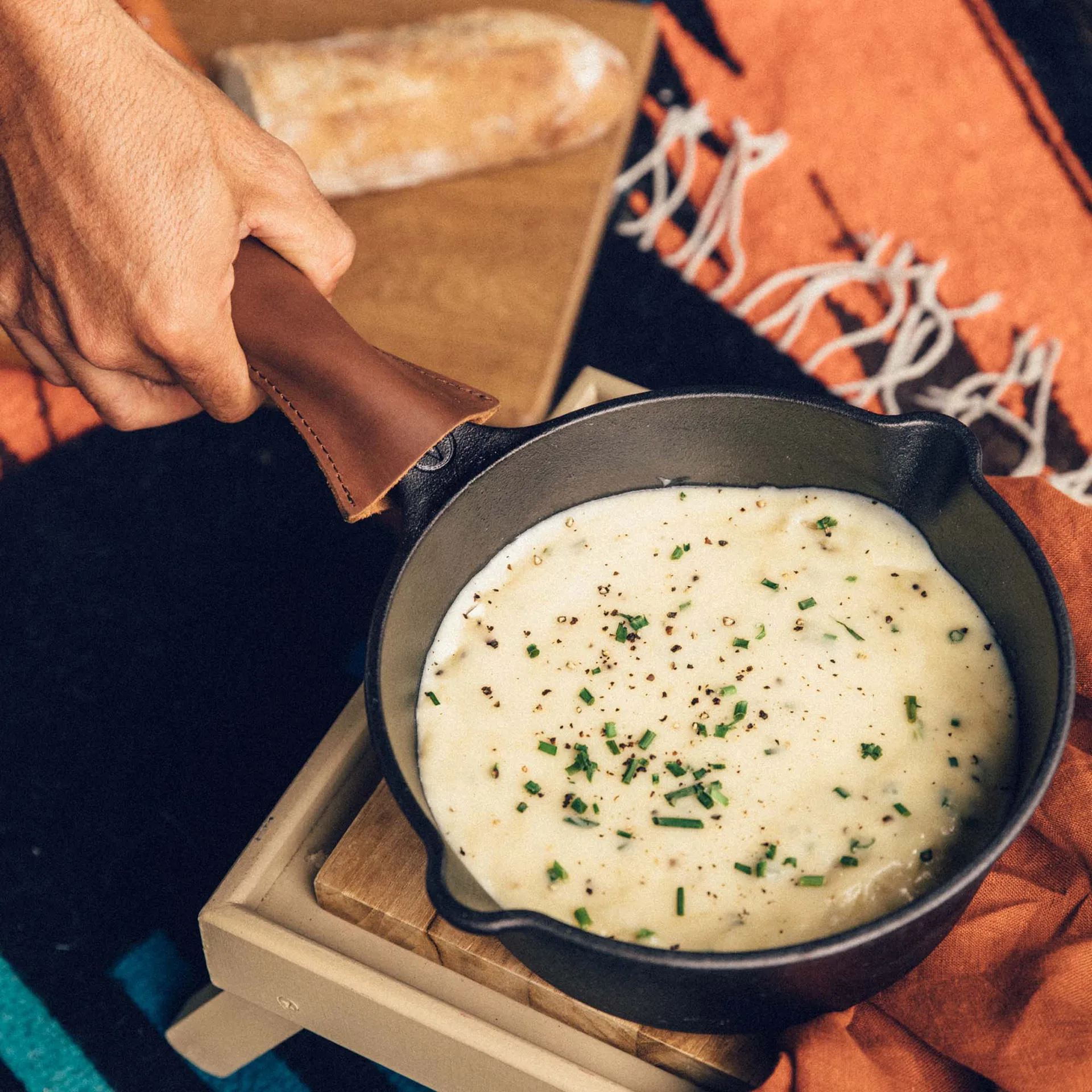 Βάση χειρολαβής μεγάλη, Δέρμα Victoria