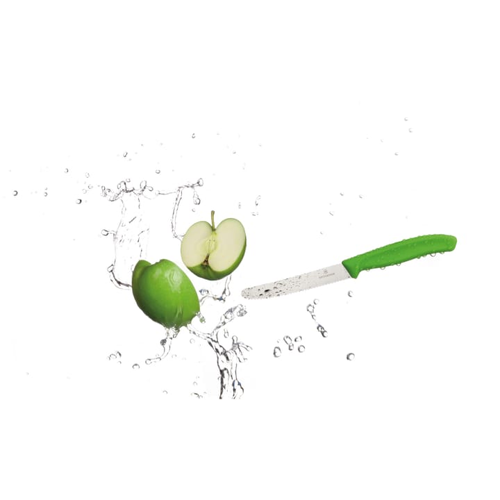 Swiss Classic μαχαίρι ντομάτας 11 cm - Πράσινο - Victorinox