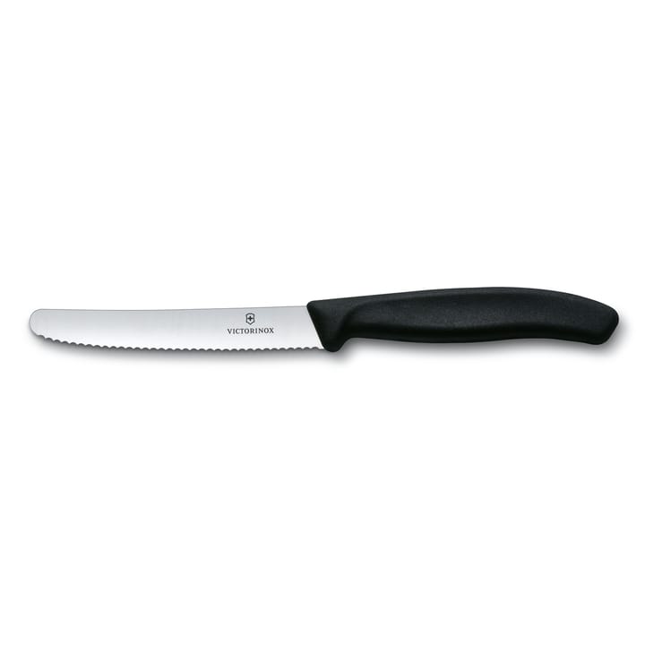 Swiss Classic μαχαίρι ντομάτας 11 cm - Μαύρο - Victorinox