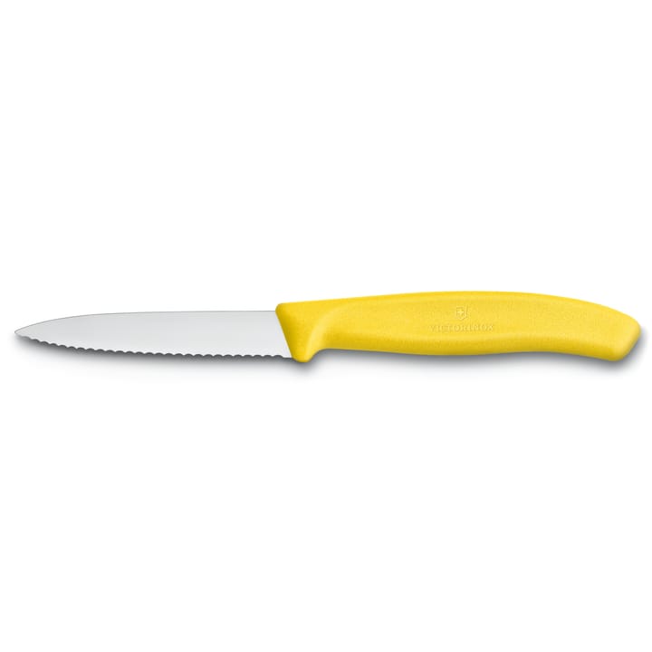 Swiss Classic οδοντωτό μαχαίρι λαχανικών-/αποφλοίωσης 8 cm - Κίτρινο - Victorinox