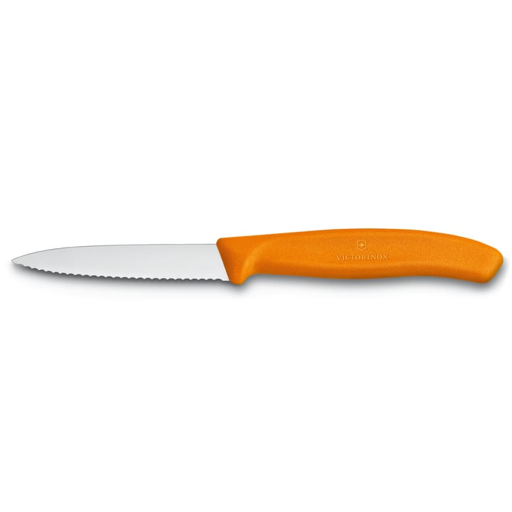 Swiss Classic οδοντωτό μαχαίρι λαχανικών-/αποφλοίωσης 8 cm - Πορτοκαλί - Victorinox