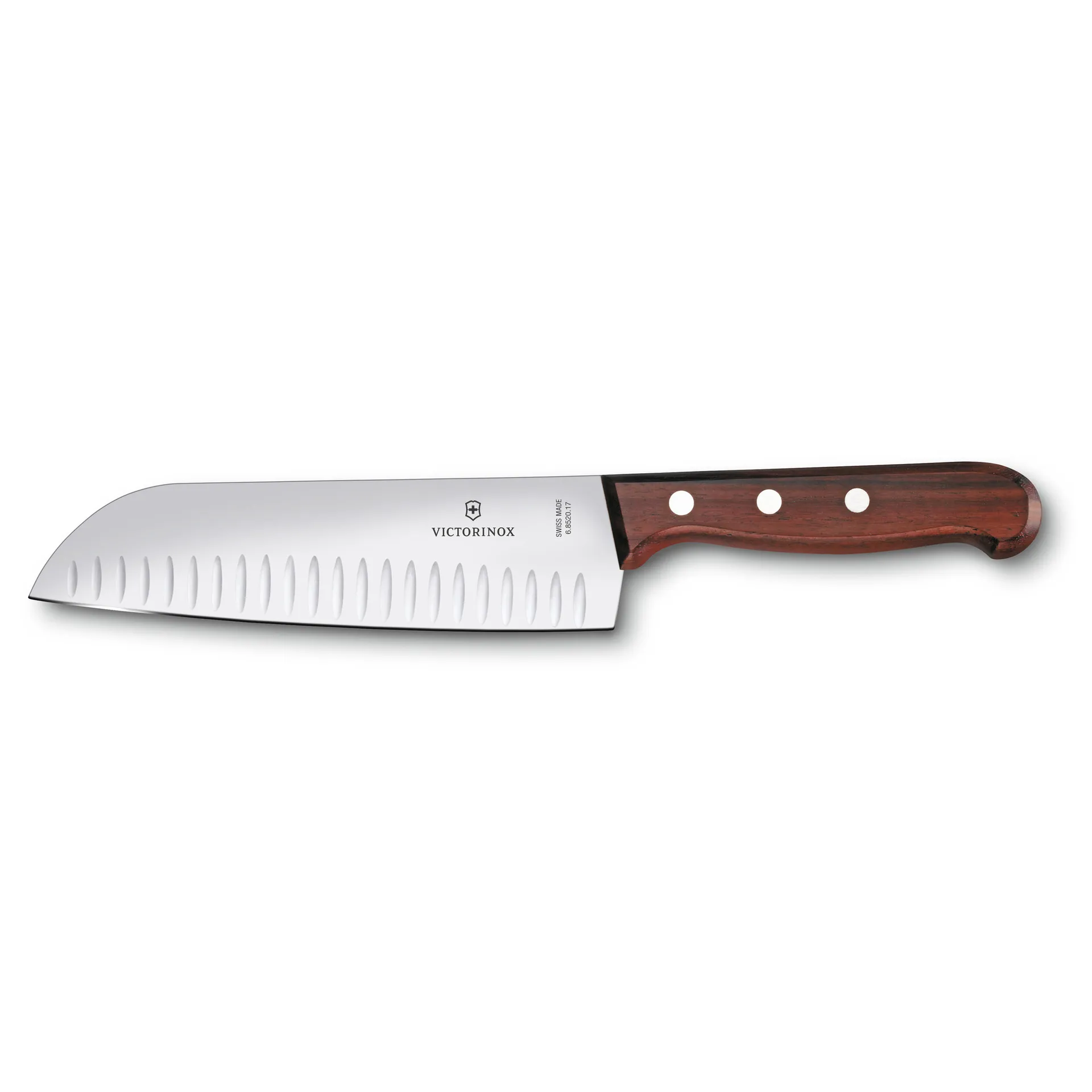 Wood santoku μαχαίρι 17 cm, Ανοξείδωτο ατσάλι-σφένδαμο Victorinox