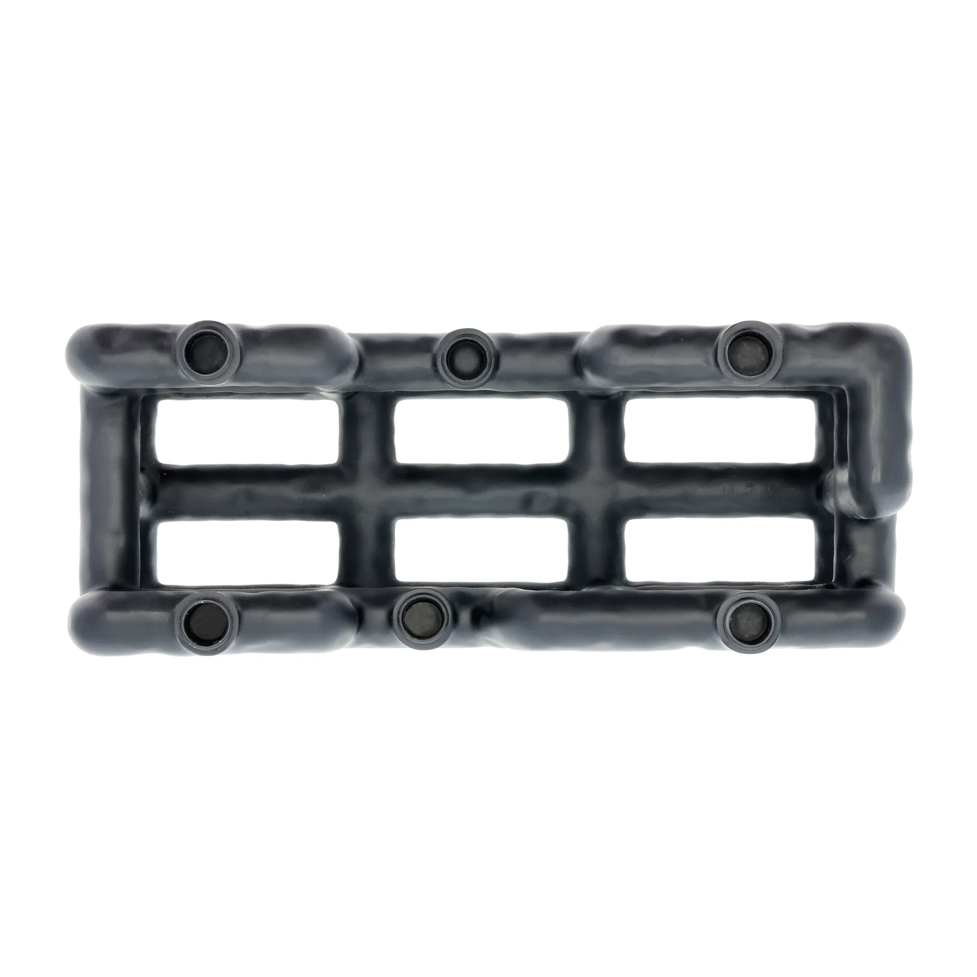 Κηροπήγιο για 6 κεριά, Lyst, Μαύρο Villa Collection