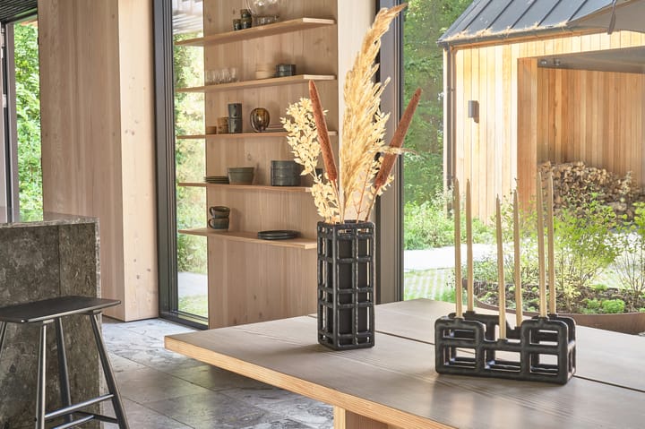 Κηροπήγιο για 6 κεριά, Lyst, Μαύρο Villa Collection