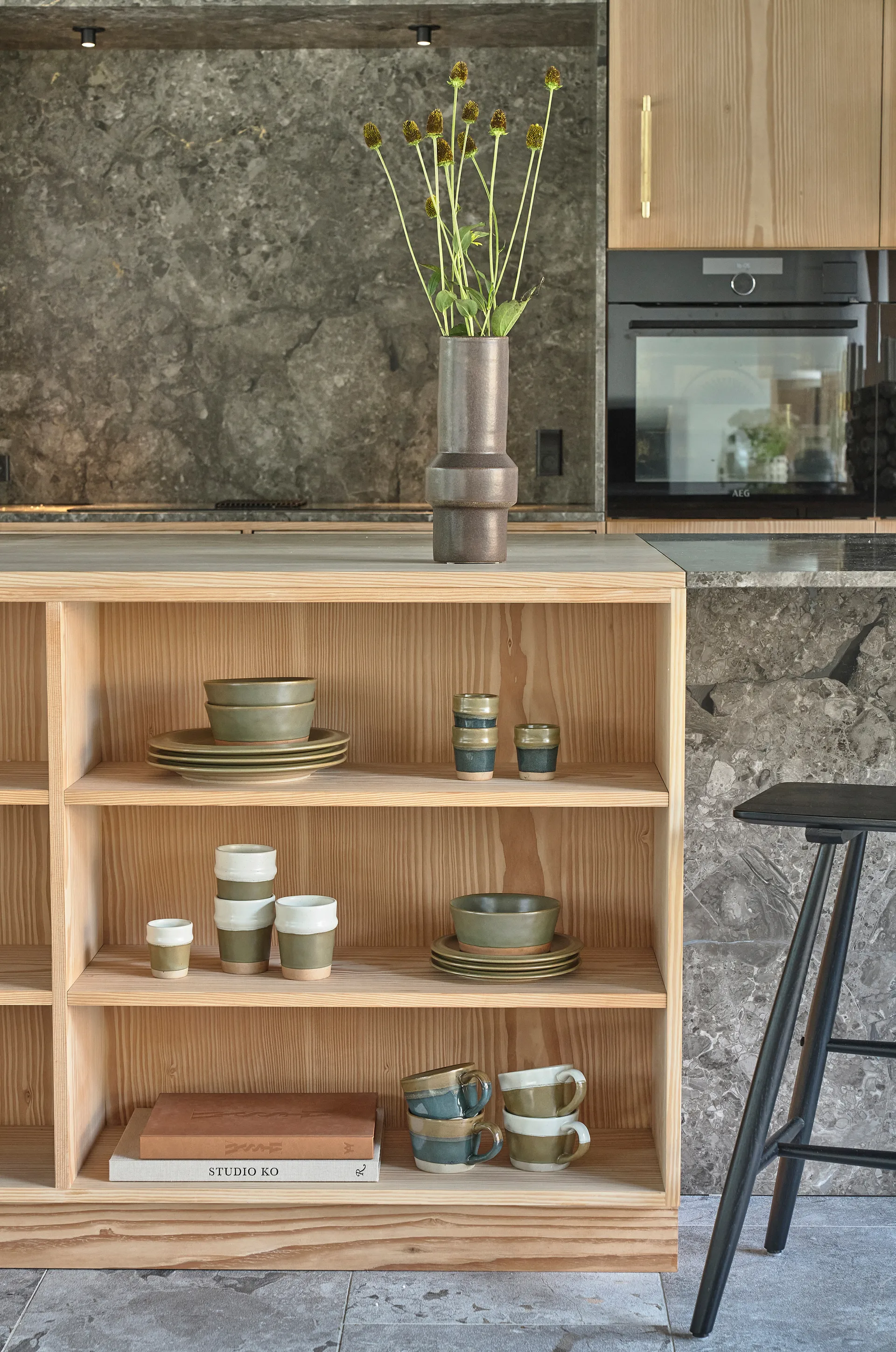 Πιάτο, Evig, Ø26 εκ, συσκευασία 2 τεμαχίων, Καφέ Villa Collection