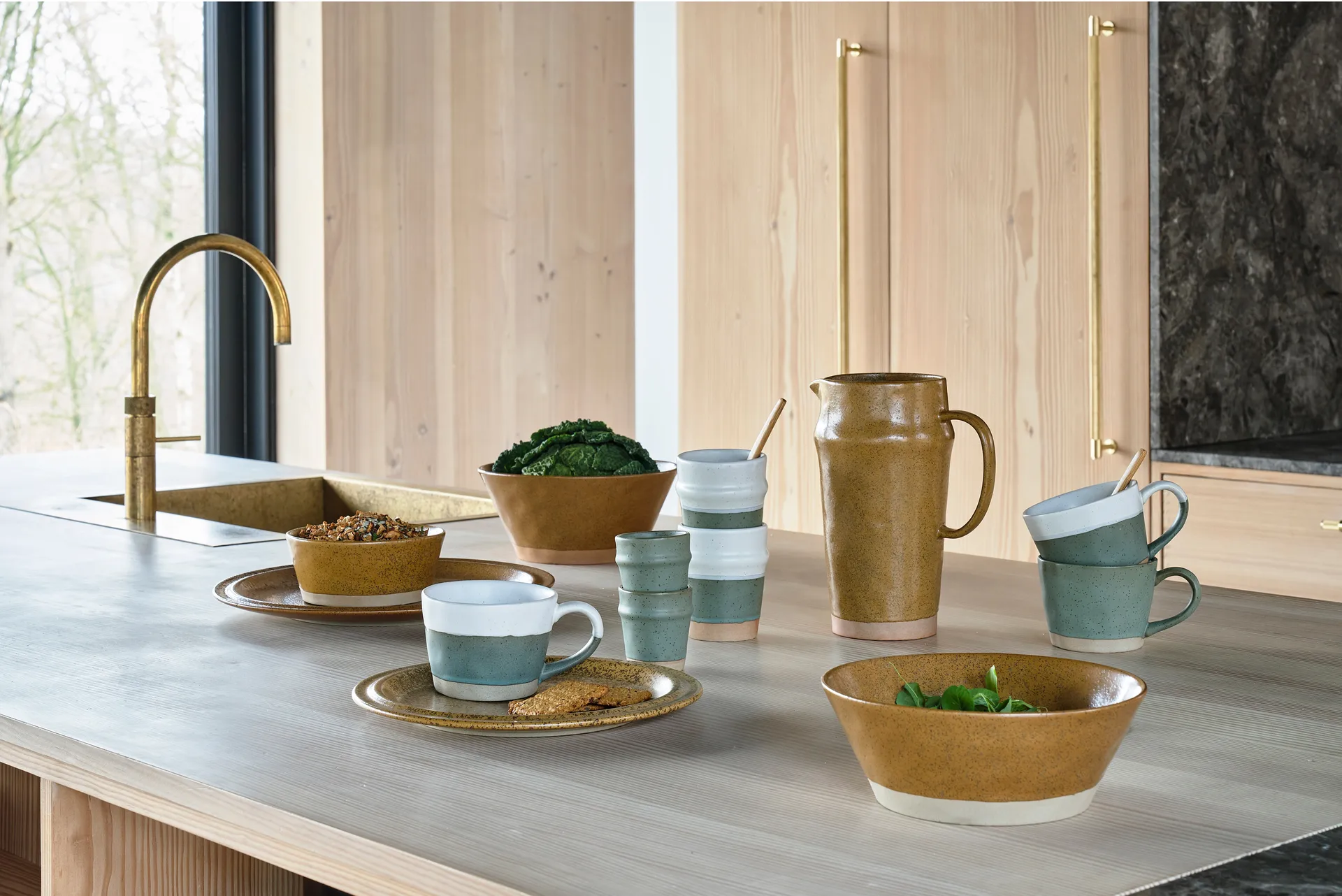 Μπολ σερβιρίσματος Fjord Ø22 cm, Brown Villa Collection