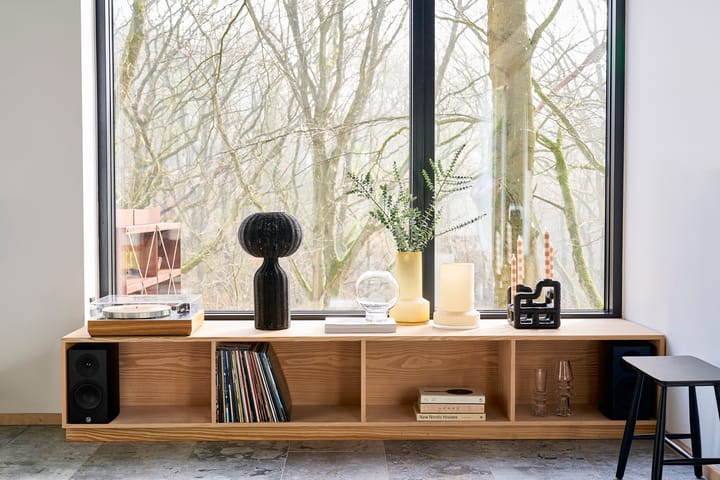 Hvils γυάλινο βάζο Ø21 εκ, Λευκό Villa Collection