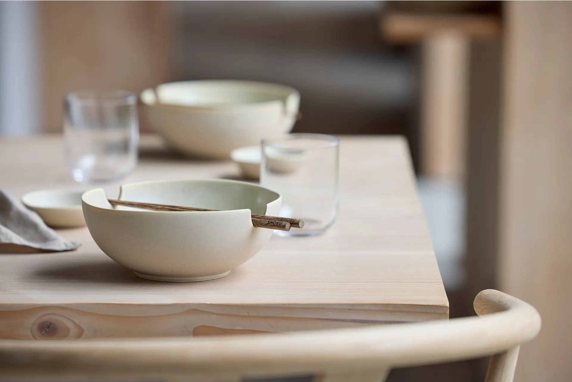 Shoku μπολ ράμεν Ø18,5 εκ., Beige Villa Collection