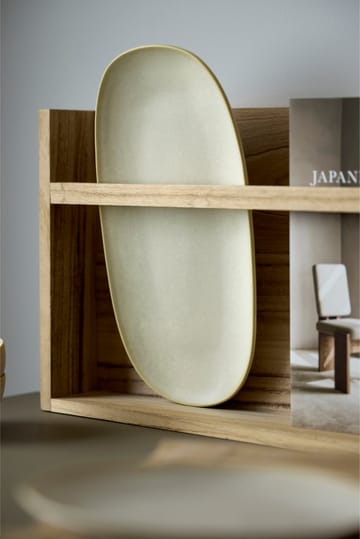 Shoku πιατέλα 18x34 εκ. - Beige - Villa Collection