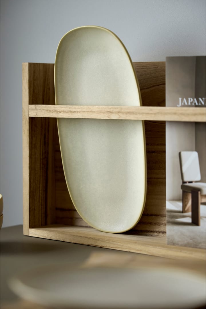 Shoku πιατέλα 18x34 εκ., Beige Villa Collection