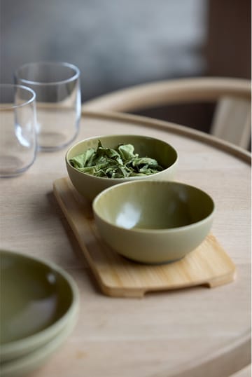 Shoku δίσκος από μπαμπού με 2 μπολ. - Pure Green - Villa Collection