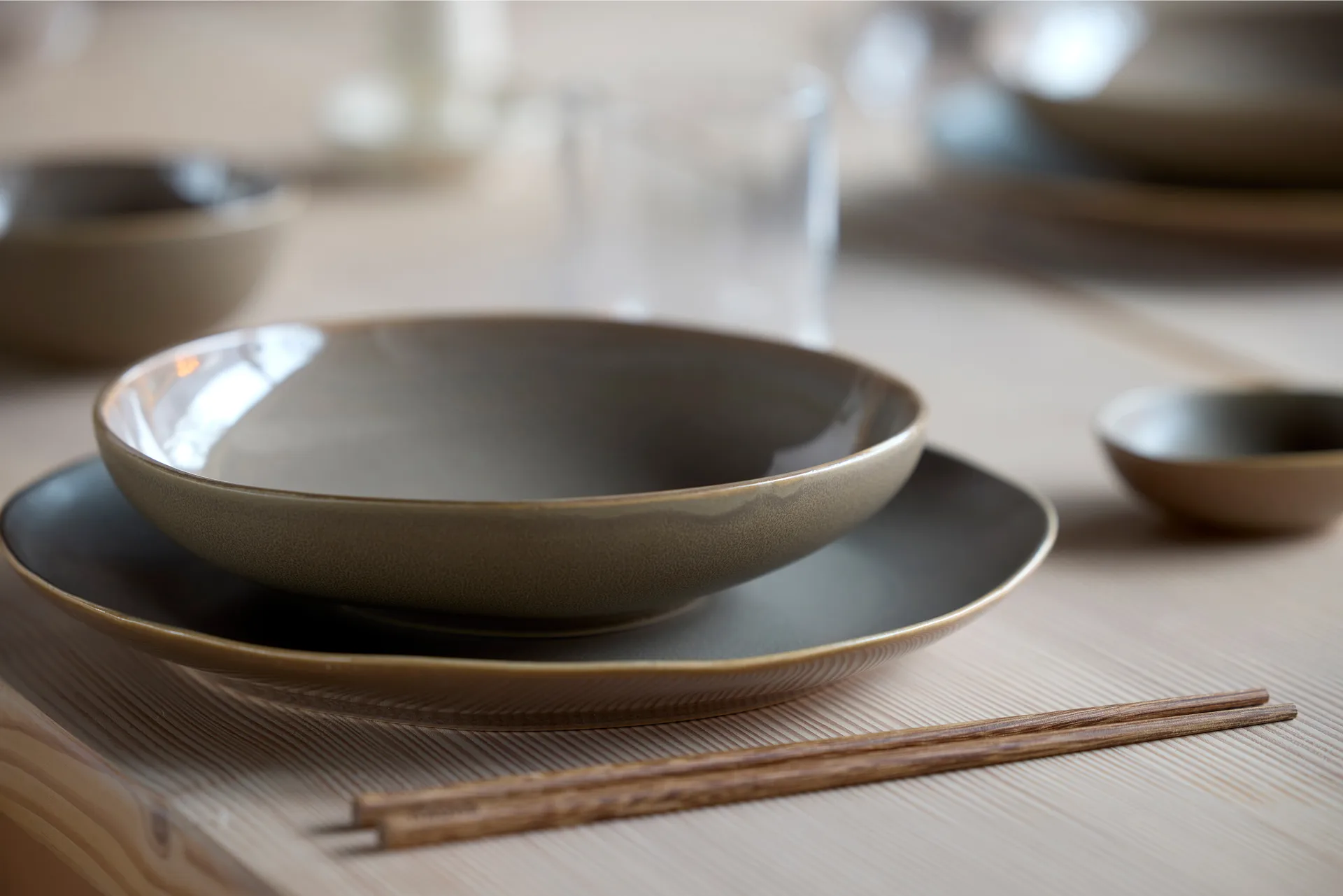 Shoku μπολ Ø23 εκ., Warm Brown Villa Collection