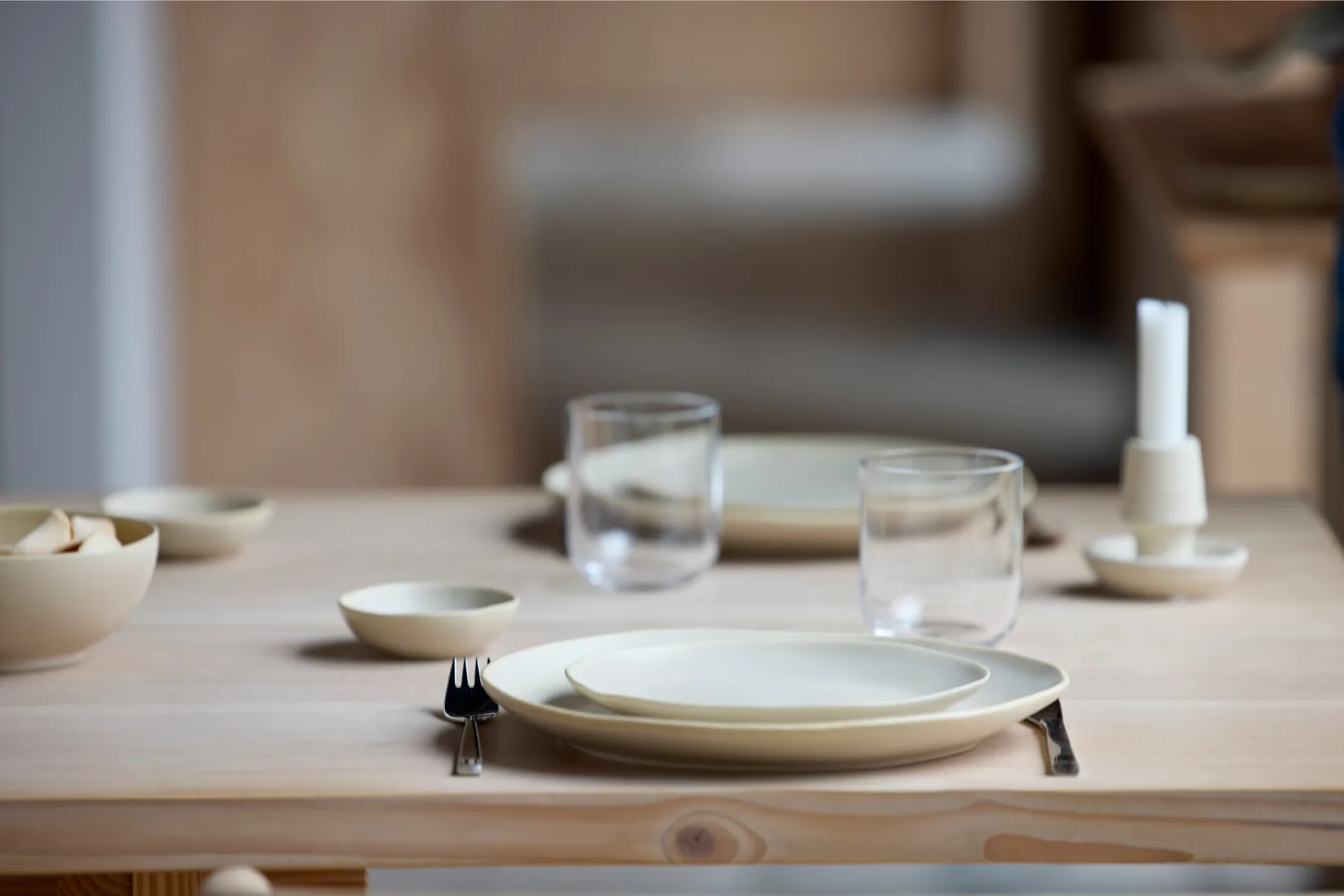 Shoku πιάτο Ø27 εκ., Beige Villa Collection