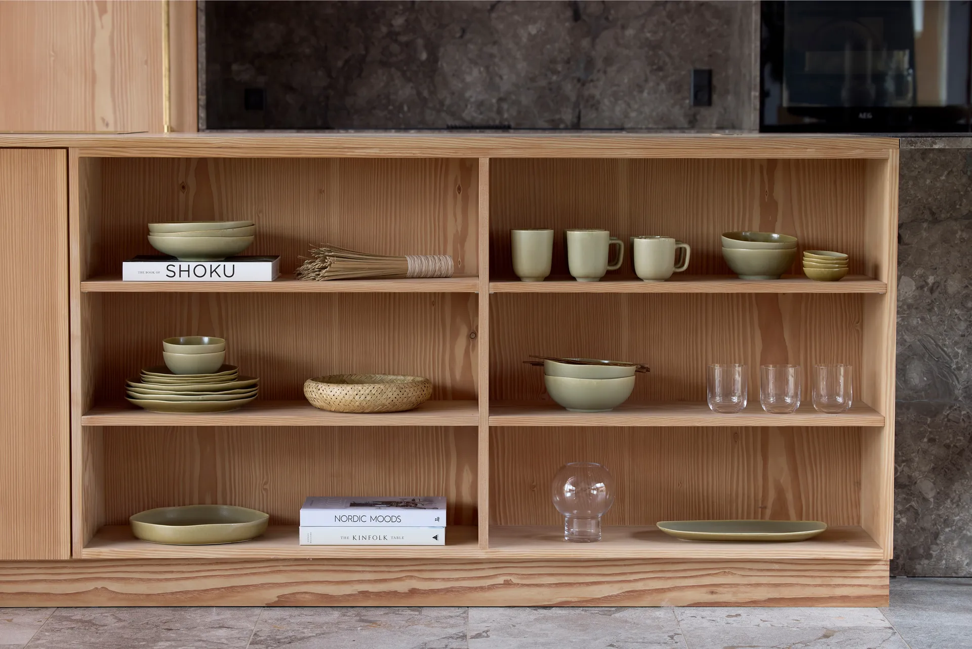 Shoku δίσκος σερβιρίσματος Ø28 εκ., Pure Green Villa Collection