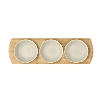 Shoku δίσκος από μπαμπού με 3 μπολ - Beige - Villa Collection