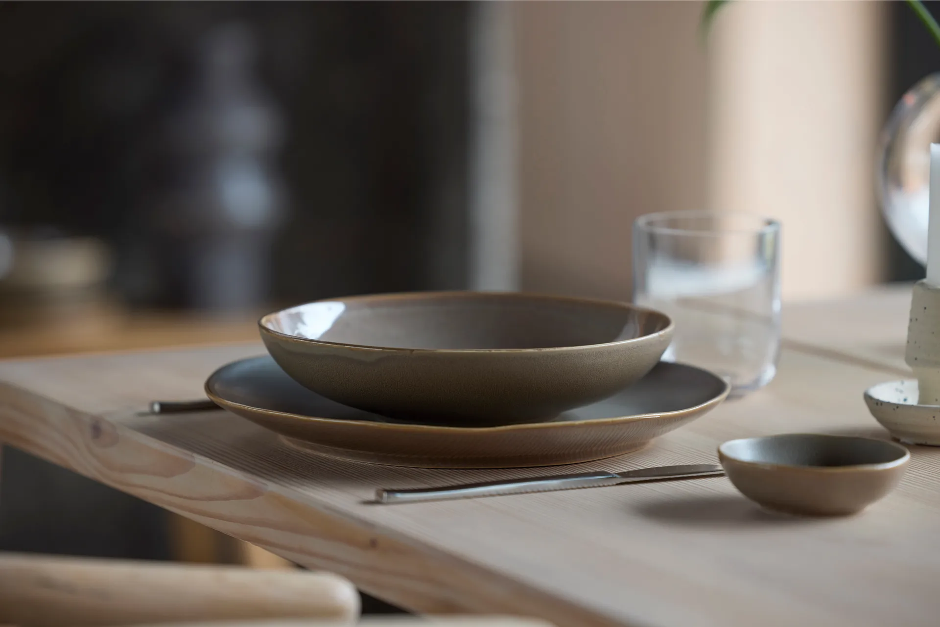 Shoku μπολ σόγιας Ø9 εκ., Warm Brown Villa Collection