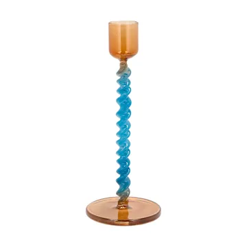 Styles κηροπήγιο 16,3 cm - Blue-amber - Villa Collection