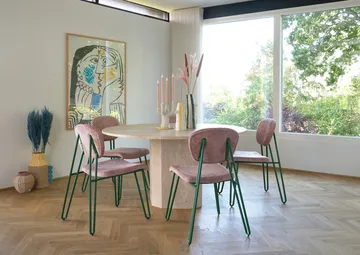 Κηροπήγια, Styles, 19,5x25 εκ - Κίτρινο-λευκό - Villa Collection