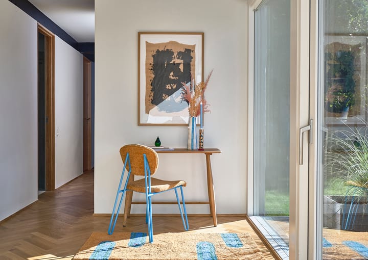 Κηροπήγιο, Styles, με βούλες 21 εκ, Μπλε-πορτοκαλί Villa Collection