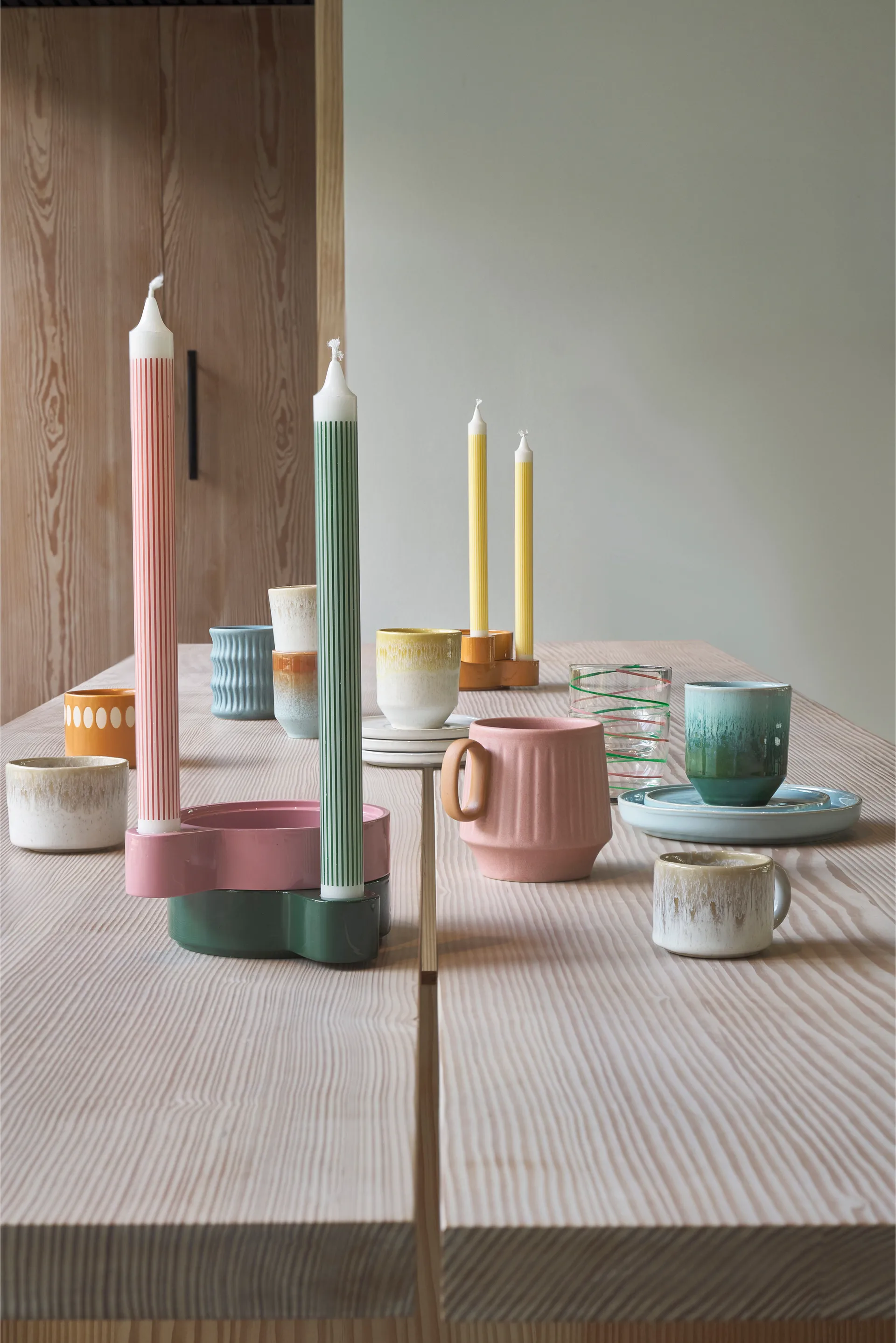 Κούπα Styles με ραβδωτό σχέδιο 30 cl, σετ 2 τεμαχίων, Blue Villa Collection