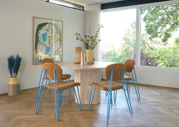 Βάζο, Styles, με στόμιο και βλεφαρίδες 34 εκ, Καφέ Villa Collection