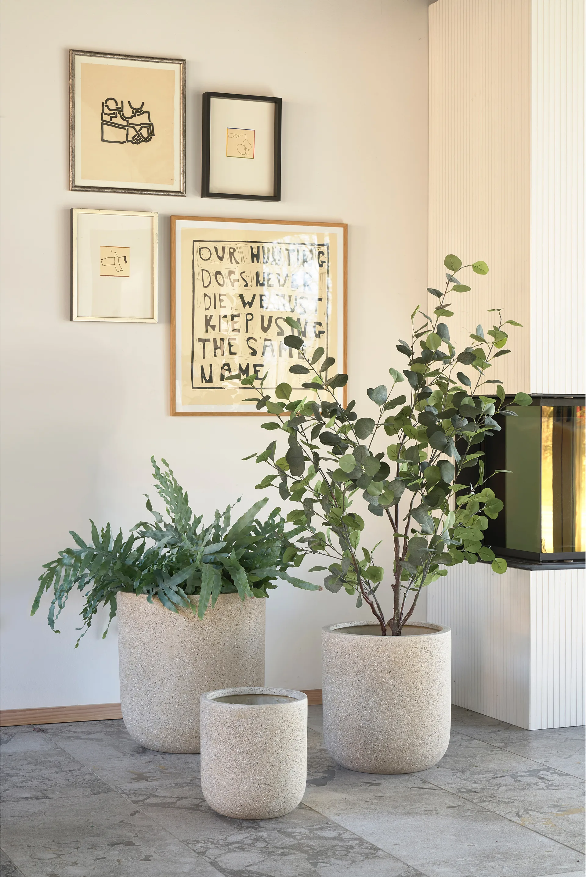 Γλάστρα Thum nature σετ των 2, Ø37 cm-Ø45 cm Villa Collection