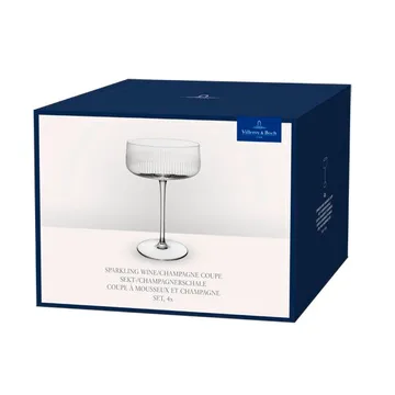 Afina ποτήρι κοκτέιλ σαμπάνιας (coupe) - Διάφανο, 12 cl, συσκευασία 4 τεμαχίων - Villeroy & Boch