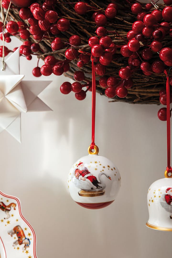 Annual Christmas Edition μπάλα, Λευκό-κόκκινο Villeroy & Boch