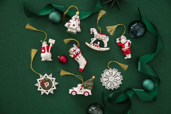 Christmas Classics κρεμαστό στολίδι χιονάνθρωπος, Άσπρο Villeroy & Boch