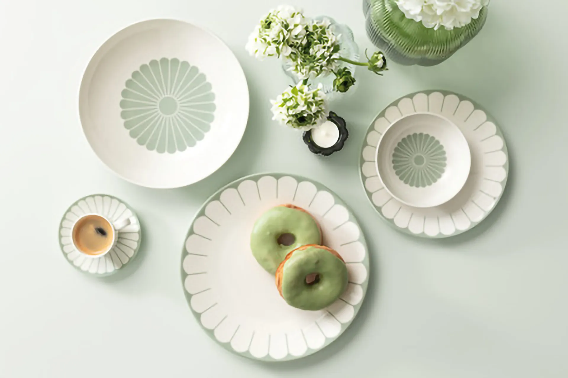Fleur πιάτο Ø26,5 εκ., White-green Villeroy & Boch