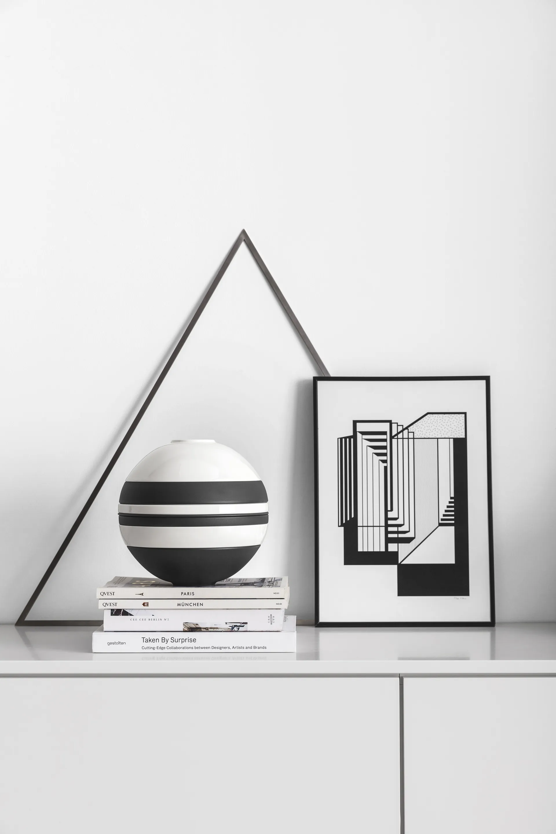 Iconic La Boule σερβίτσιο 7 τεμάχια, Μαύρο-λευκό Villeroy & Boch