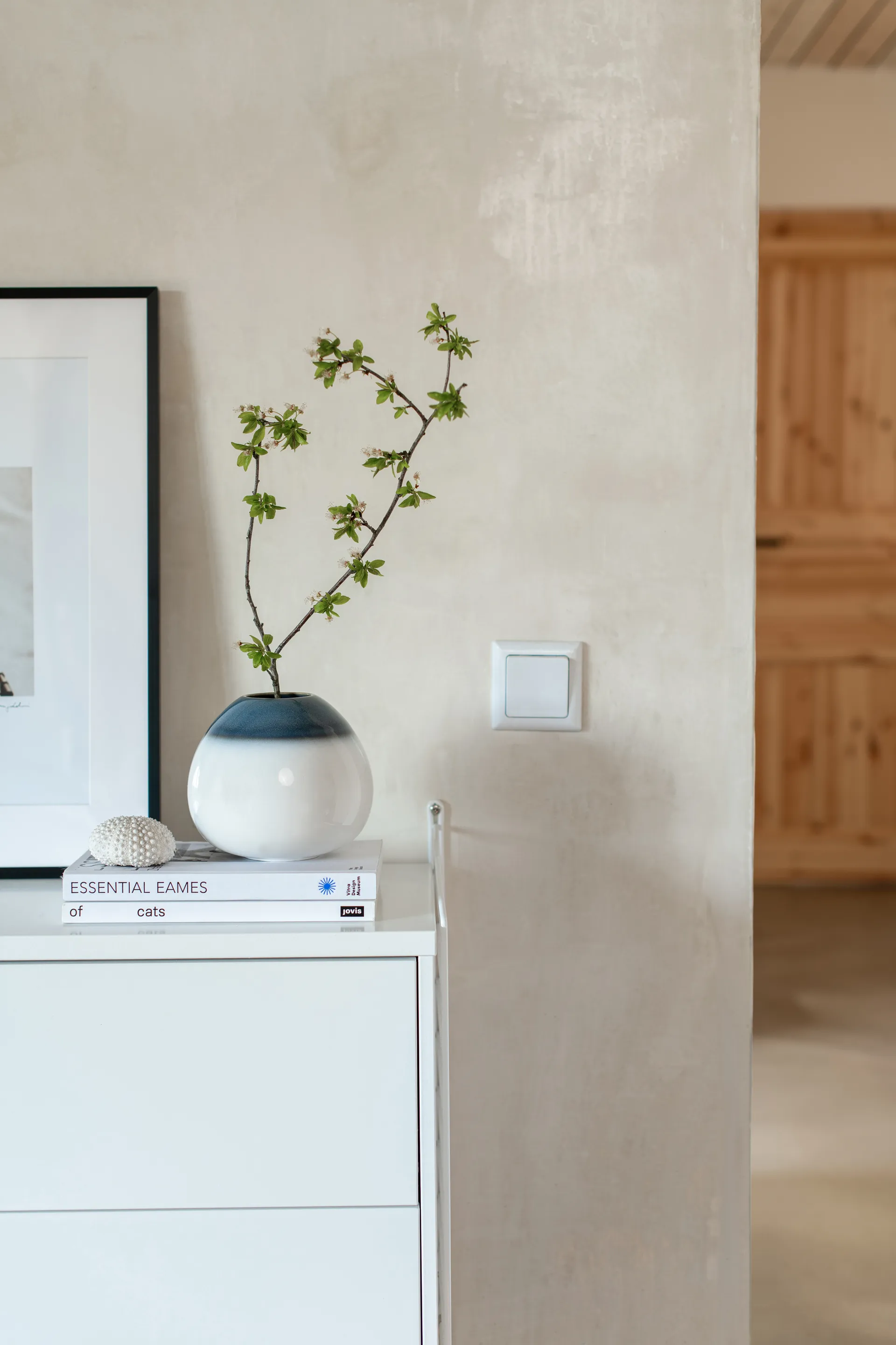 Lave Home βάζο ωοειδές 13 cm, Μπλε-λευκό Villeroy & Boch