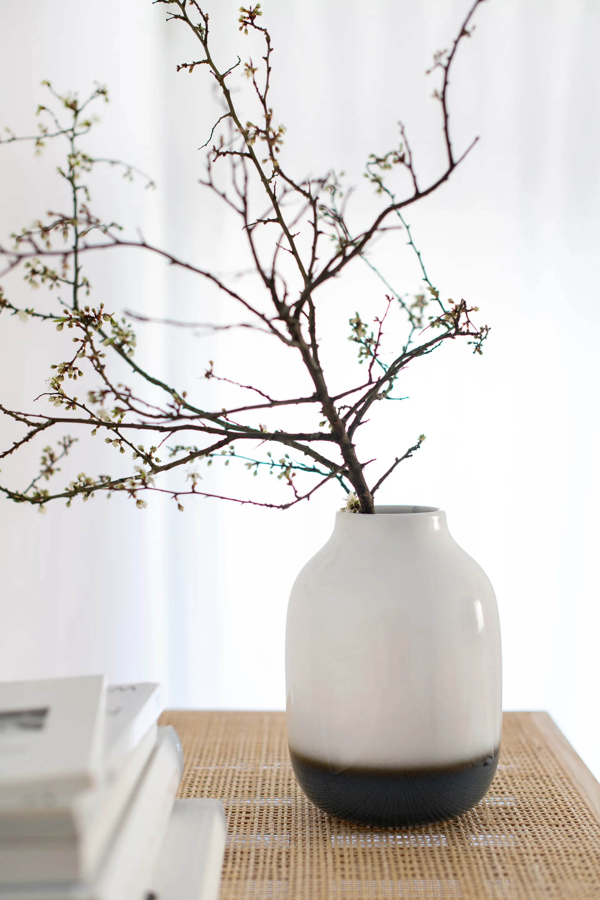 Lave Home ψηλό βάζο 22 cm, Μπλε-λευκό Villeroy & Boch