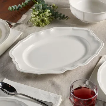 Πιατέλα σερβιρίσματος Manoir 37 cm - Άσπρο - Villeroy & Boch