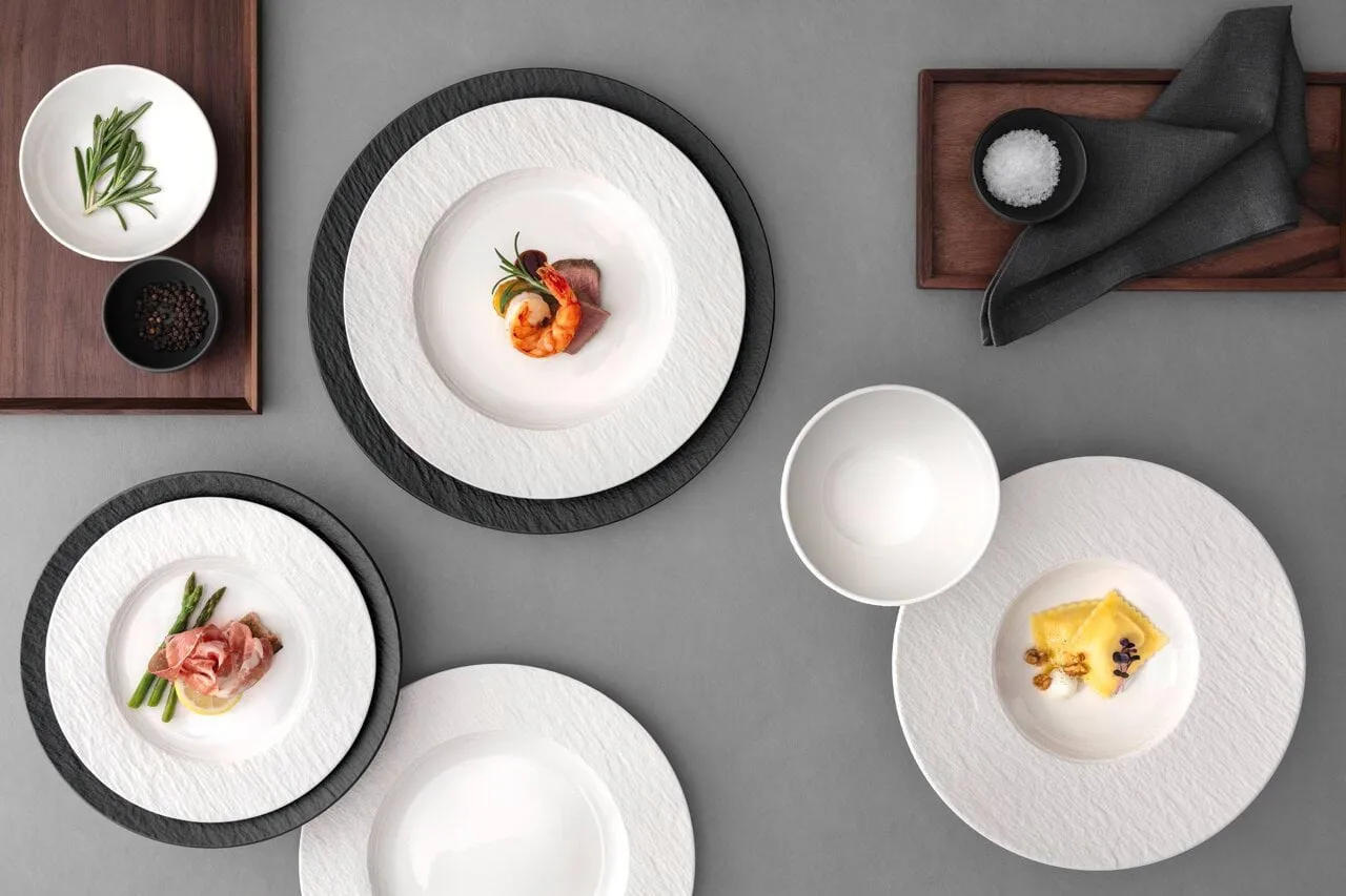 Manufacture Ice πιάτο, Λευκό, Ø21,7 εκ. Villeroy & Boch