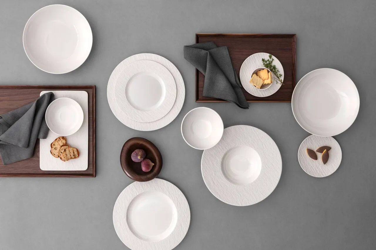 Manufacture Ice πιάτο, Λευκό, Ø27,1 εκ. Villeroy & Boch