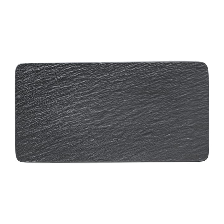 Manufacture Rock πιάτο σερβιρίσματος 18x35 cm - Μαύρο - Villeroy & Boch