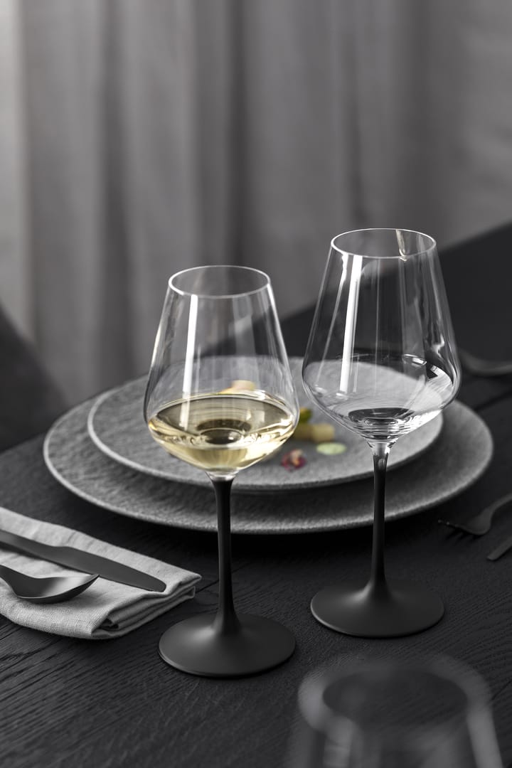 Manufacture Rock ποτήρι για κόκκινο κρασί 47 cl Συσκευασία 4 τεμαχίων, Διαφα�νές-μαύρο Villeroy & Boch