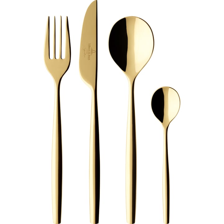 Metro Chic d'Or μαχαιροπίρουνα 24 τεμάχια - Κίτρινο - Villeroy & Boch