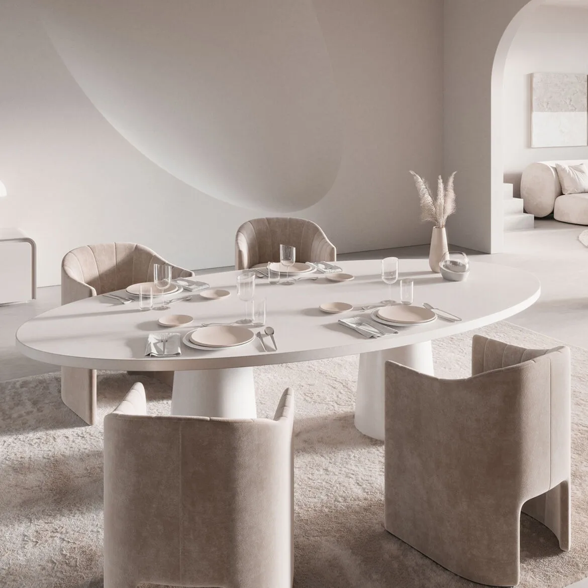 NewMoon πιάτο 24 cm, Beige Villeroy & Boch