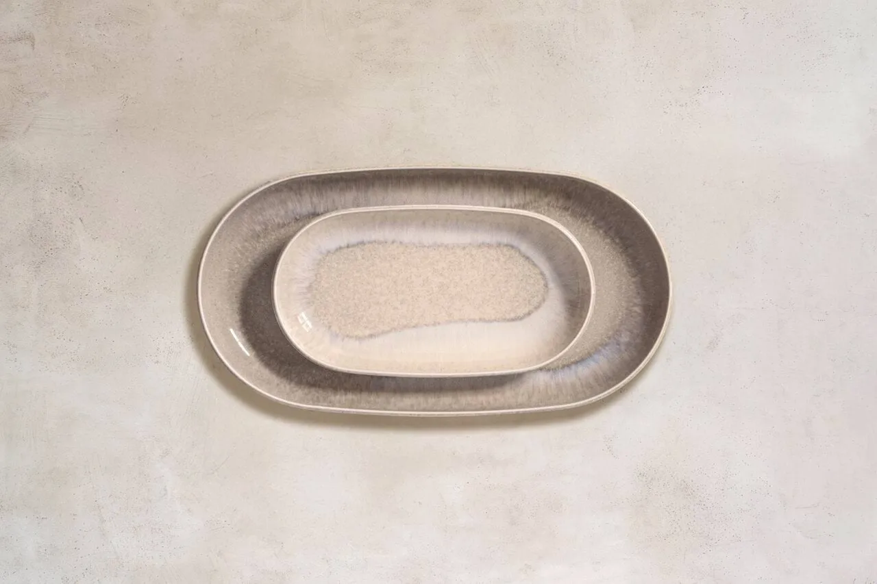 Perlemor Sand πιατέλα σερβιρίσματος, Beige, 34x20 εκ. Villeroy & Boch