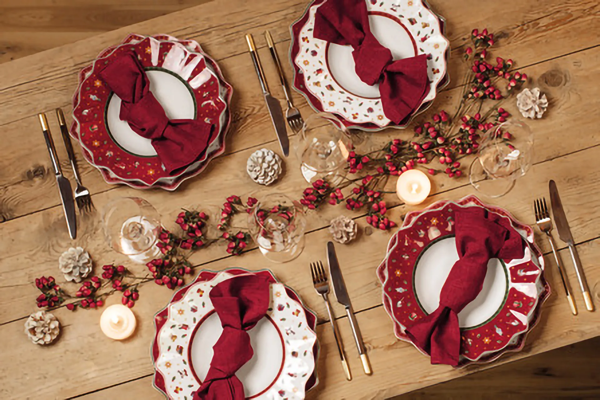 Πιάτο Toy's Delight Ø28,4 cm, Λευκό-κόκκινο Villeroy & Boch