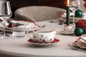 Σάλτσιερα Toy's Delight 50 cl με πιάτο - Λευκό-κόκκινο - Villeroy & Boch