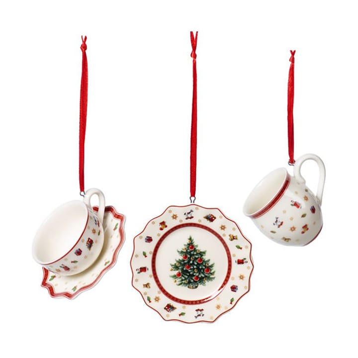 Toy's Delight Christmas tree bauble service set 3 τεμάχια - Λευκό - Villeroy & Boch