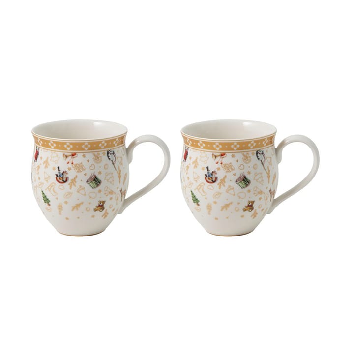 Toy's Delight mug 30cl Anniversary Edition, συσκευασία 2 τεμαχίων - Χρυσό-λευκό - Villeroy & Boch