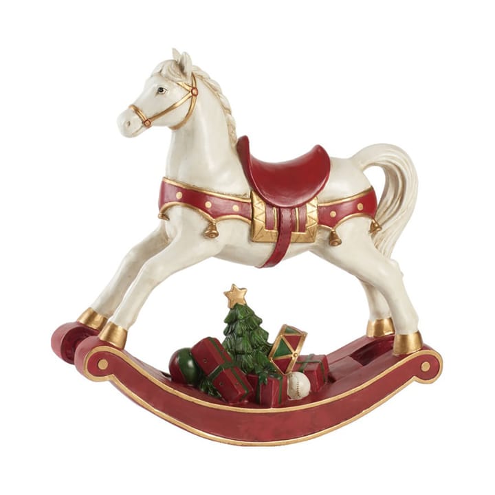 Winter Collage decoration rocking horse, Λευκό-κόκκινο Villeroy & Boch