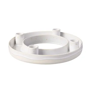 Winter Glow advent candle Ø26 εκ - Λευκό-μπεζ - Villeroy & Boch