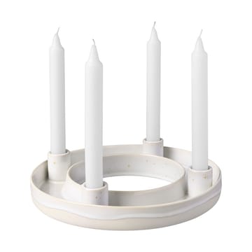 Winter Glow advent candle Ø26 εκ - Λευκό-μπεζ - Villeroy & Boch